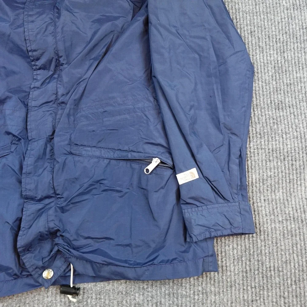 Vintage The North Face Goretex Jacket Mens Medium Blue Made USA Rain Shell